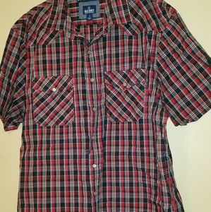 Men's multi-color button down